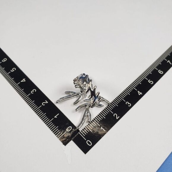 Brand New Silver Top Fashion With Red Stone Ring - Picture 5 of 5